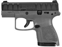 Beretta APX Carry Semi-Auto Pistol JAXN92006, 9mm, 3.07″, Wolf Grey Synthetic Grip, Black Finish, 6 Rds