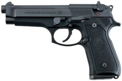 Beretta 92FS Semi-Auto Pistol, J92F300M, 9mm, Synthetic Grip, Blue Finish, 15 Rd