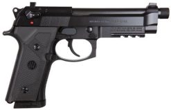 Beretta M9A3 G Semi-Auto Pistol J92M9A3G0, 9mm, 5.2″ Threaded, Black, 10 Rd