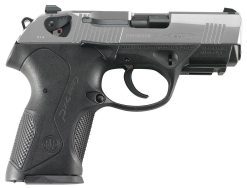 Beretta PX$ Storm Inox Compact Pistol JXC9F51, 9mm, 3.3″, Black Interchangeable Backstrap Grips, Stainless Finish, 15 Rds