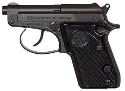 Beretta 21 Bobcat Semi-Auto Pistol J215104, 25 ACP, 2.4″, Synthetic Grip, Black Matte Finish, 8 Rd