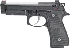 Beretta 92G Elite Pistol J92G9LTTM, 9mm, 4.7″, Black Plastic Grips, Black Finish, 15 Rds