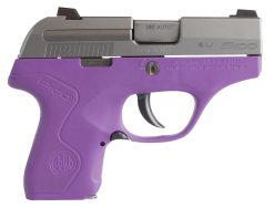 Beretta Pico Pistol JMP8D85, 380 Automatic Colt Pistol ACP, 2.7″, Lavender Polymer Grip/Frame, Lavender Finish, 6 Rd