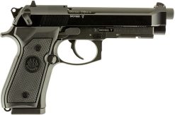 Beretta M9-22 Pistol J90A1M9A1F19, 22 Long Rifle, 4.9″, Black Rubber Grips, Black Bruniton Finish, 15 Rds