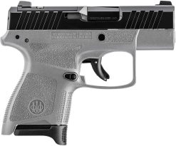 Beretta APX A1 Optics Ready Semi-Auto Pistol JAXN926A1, 9mm, 3.3″, Wolf Gray Synthetic Grip, Black Finish, 6 Rds