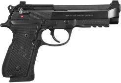 Beretta 92X Full Size Semi-Auto Pistol J92FR915, 9MM, 4.7″, Black Polymer Grips, Black Finish, 15 Rd