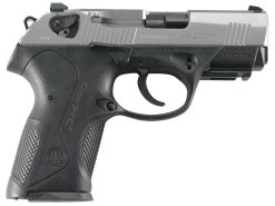 Beretta PX4 Storm Inox Compact Pistol JXC9F50, 9mm, 3.3″, Black Interchangeable Backstrap Grips, Stainless Finish, 10 Rds