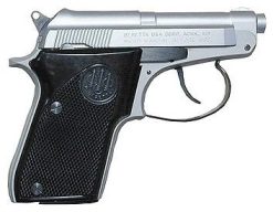 Beretta 21 Bobcat Semi-Auto Pistol J212500, 22 LR, 2.4″, Synthetic Grip, Stainless Finish, 7 Rd